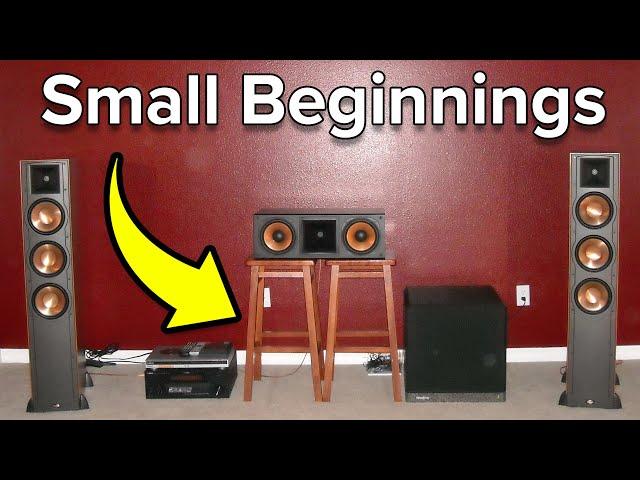 How I Built A Home Theater on a SMALL BUDGET - You Can Too!