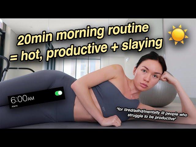 the 6AM morning routine that got me out of a 6 YEAR rut.