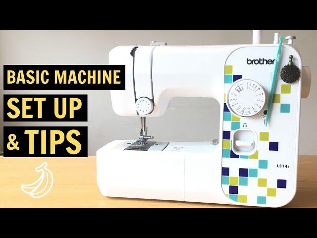 Brother LS14S Sewing Machine Review | How to thread and wind the bobbin up | Beginner Sewing Tips