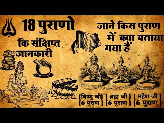 18 पुराणो का परिचय || 18 Purano Ka Name || पुराण किसे कहते हैं || #18पुराण