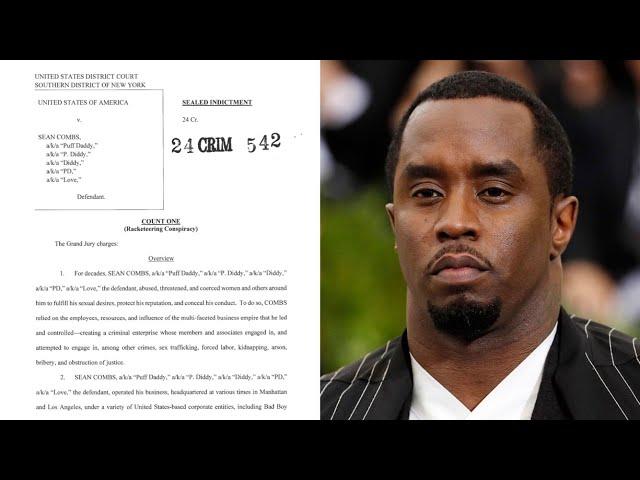 ENTIRE DIDDY INDICTMENT REVEALED FACING LIFE IN PRISON!