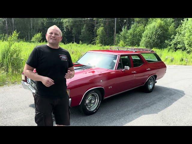 Wow Vilken Kombi  Chevy Chevelle Station Wagon