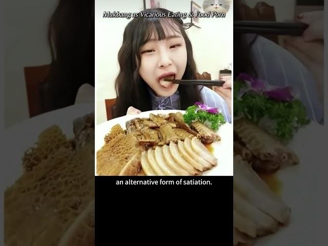 Watch Mukbang is like 'second-hand' eating #mukbang #socialtheory #socialtopics