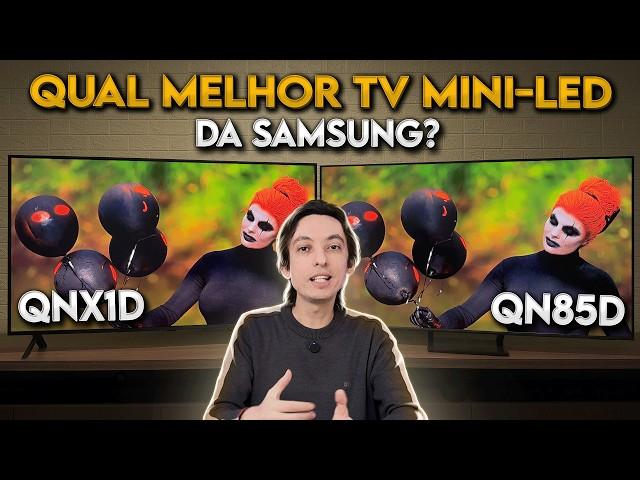 QNX1D vs QN85D -  Qual a MELHOR TV MINI LED "baratinha" da SAMSUNG?