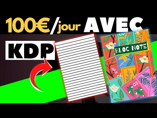 Créez un journal à vendre sur Amazon KDP - Tuto complet