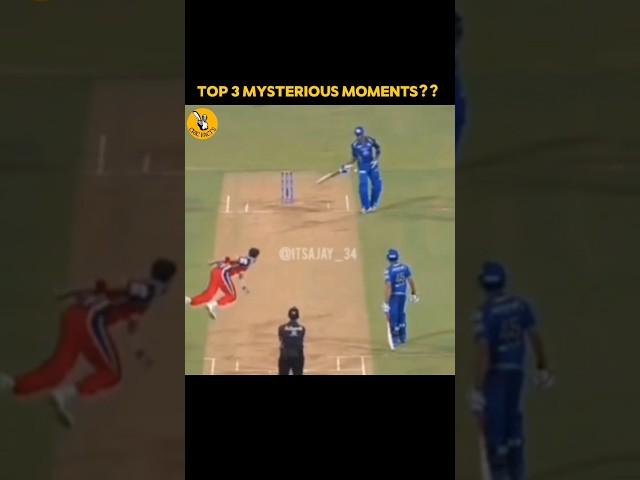 TOP 3 Mysterious Moments In Cricket History??#shorts