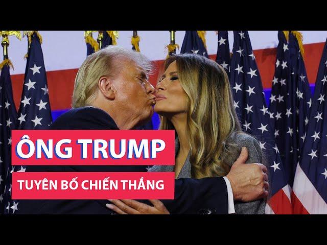 Ông Trump tuyên bố chiến thắng