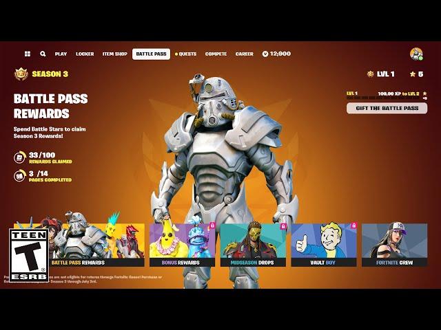 Fortnite Chapter 5 Season 3 Battle Pass Trailer (Full Showcase)