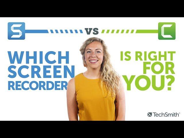 Snagit vs. Camtasia: Which Screen Recorder is Right for You?
