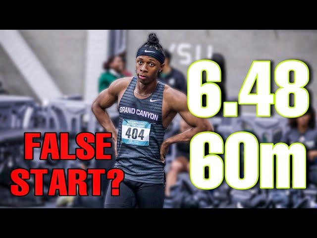 False Started In 60m & Dropped A 6.48 WORLD LEAD // Meet Recap