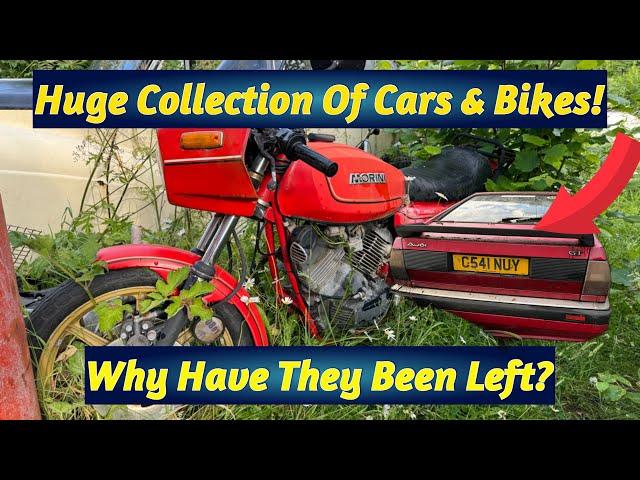 This Man Has A Massive Collection Of Classic Cars & Bikes…. But They’ve Not Been Used In Years!