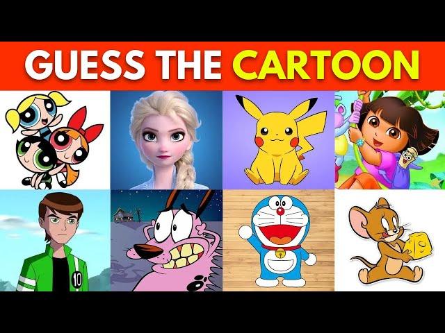 Guess the Cartoon Character | Cartoon Quiz Challenge