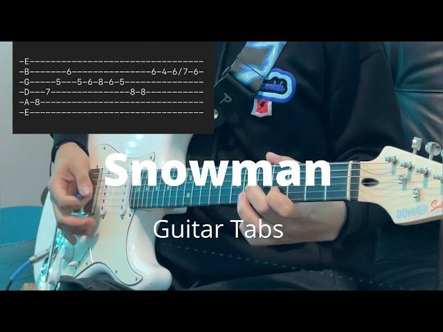 Snowman by Sia | Guitar Tabs