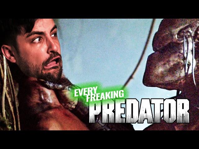 I explain all 5 Predator movies while evading an invisible Yautja