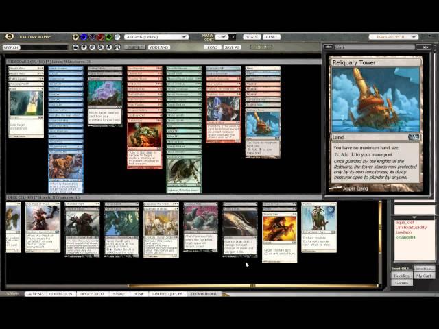 Limited Stupidity: New Player Magic 2013 Sealed #1, Deck Construction