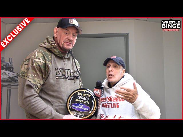 The Undertaker accepts the 1st Bill Apter Legacy Award