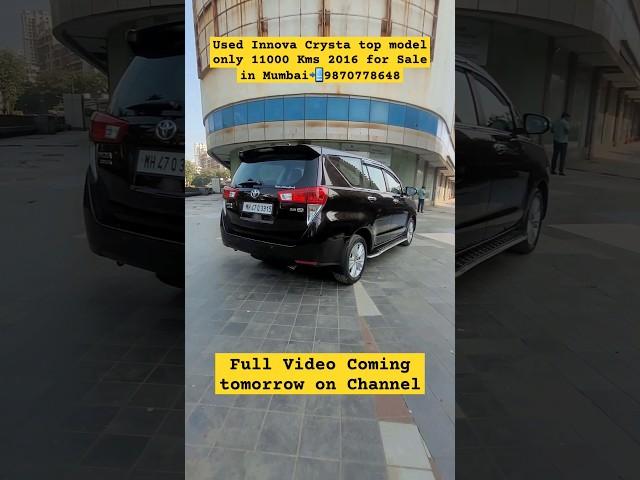 Innova Crysta Top End ZX Automatic For Sale in Malad Mumbai| First and Last Choice Cars 9870778648