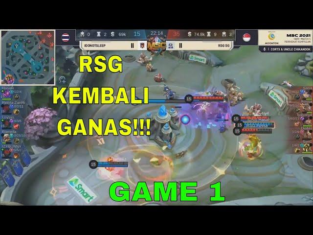 RSG SG vs IDNS | MSC 2021 | Day 1|