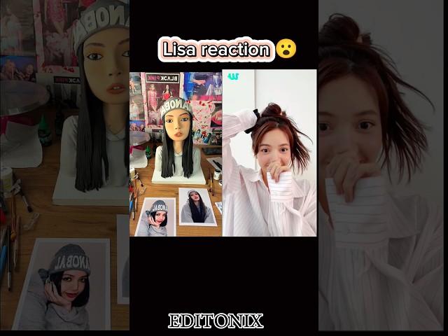 Lisa cake#rockstar #lisa #thailand #shorts #cake #blackpink #lena #beauty #cute #reaction #kpop