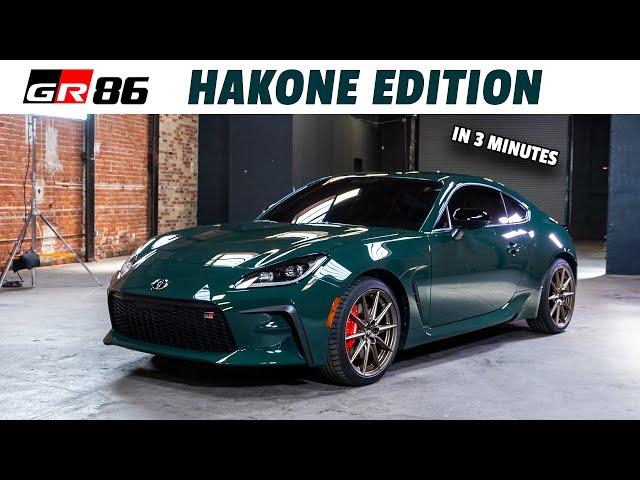 The GR86 Hakone Edition Is A Gorgeous, Modern Throwback