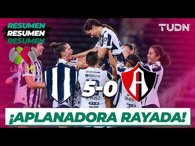 HIGHLIGHTS | Monterrey 5-0 Atlas | Liga Mx Femenil AP2024-J2 | TUDN