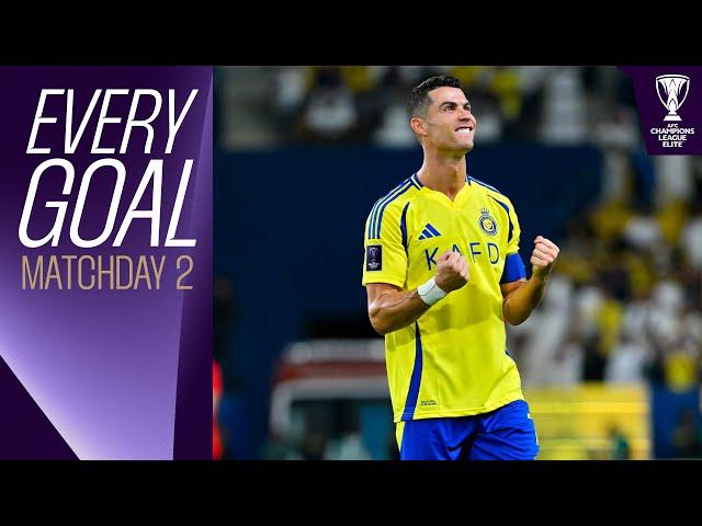 CR7 and Mane score! | Every Goal – Matchday 2 | AFC Champions League Elite™ 24/25