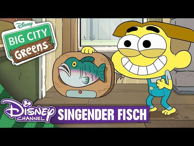 BIG CITY GREENS - Clip: Singender Fisch | Disney Channel