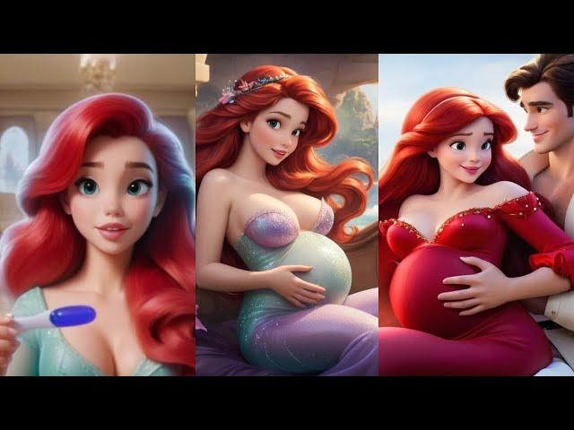 #disneyprincess #ariel pregnant and giving birth. Becoming a mom, right before Mother's day.