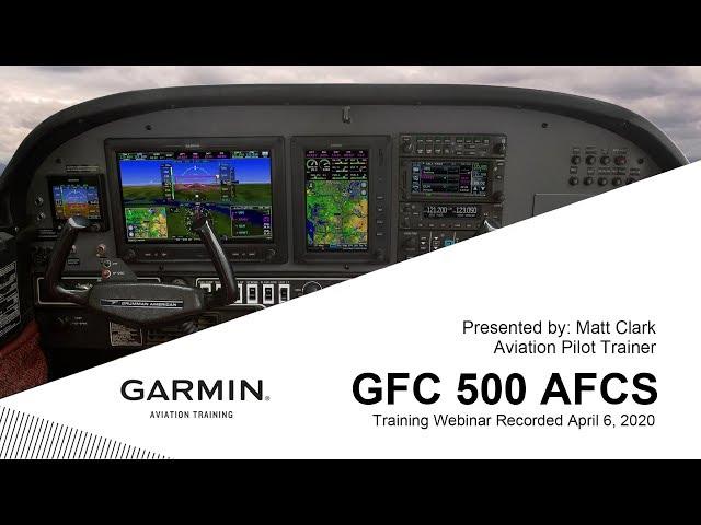 Getting to Know the Garmin GFC™ 500 Autopilot – Garmin Training