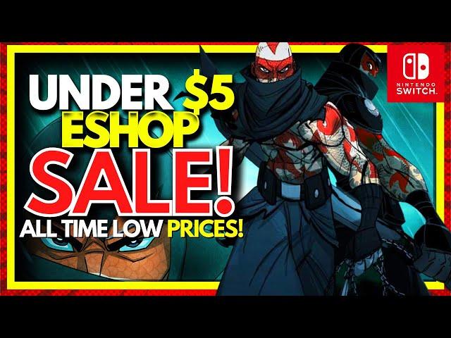 MASSIVE Nintendo Switch ESHOP SALE! Eshop Deals UNDER $5