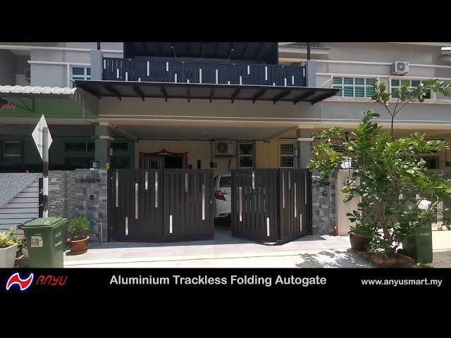 An Yu Aluminium Trackless Folding Autogate | Au Yu Smart Gate | 2