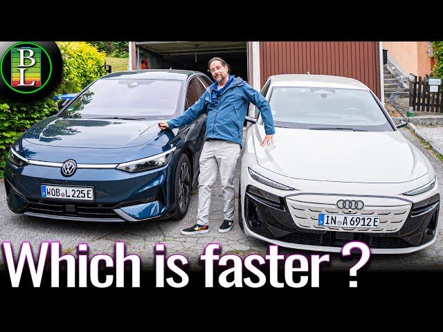 Audi A6 E-Tron vs VW ID.7 on a Long distance trip