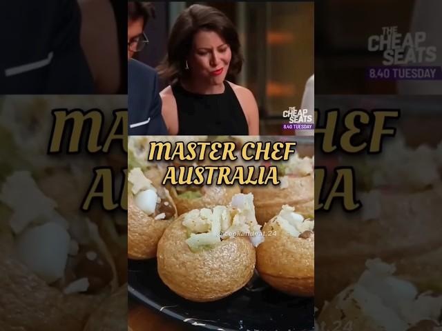 Master Chef Australia reaction on Panipuri #shorts #masterchefaustralia #youtubeshorts #panipuri