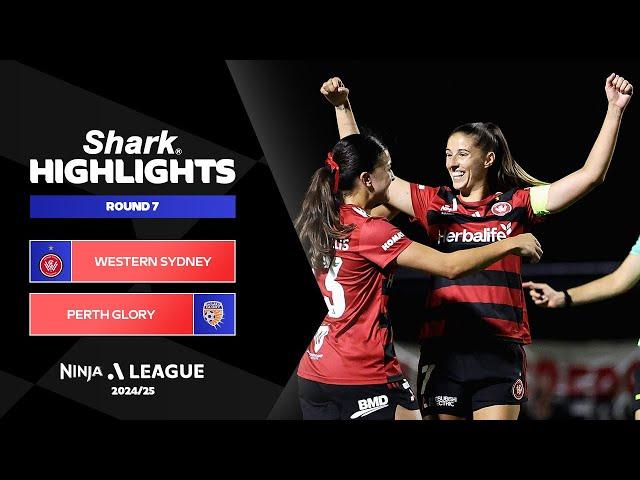 Western Sydney Wanderers v Perth Glory - Shark Highlights | Ninja A-League 2024-25 | Round 07