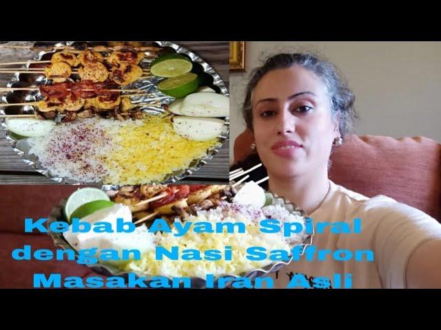 Resep Jajanan Lezat: Kebab Ayam Spiral & Nasi Saffron