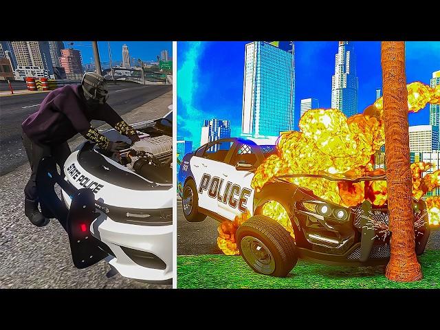 Trolling Cops With Impact Explosives In GTA 5 RP