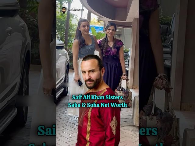 Saif Ali Khan Sisters Saba & Soha Net Worth #bollywood #saifalikhan #sohaalikhan #sabaalikhan