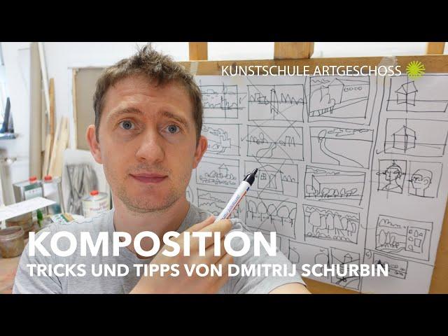 Komposition in der Malerei. Professionell Bild malen. Tricks und Tipps von Dmitrij Schurbin