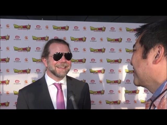 Justin Cook Carpet Interview at Dragon Ball Super: Super Hero Premiere