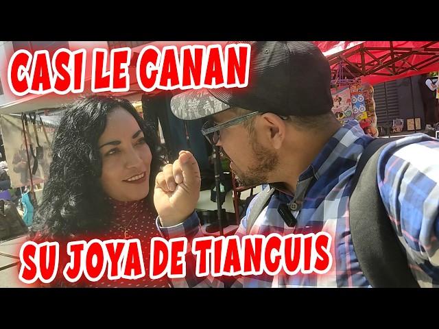 Chachareando Lupita encontró un tesoro en el tianguis "CASI SE LO GANAN"