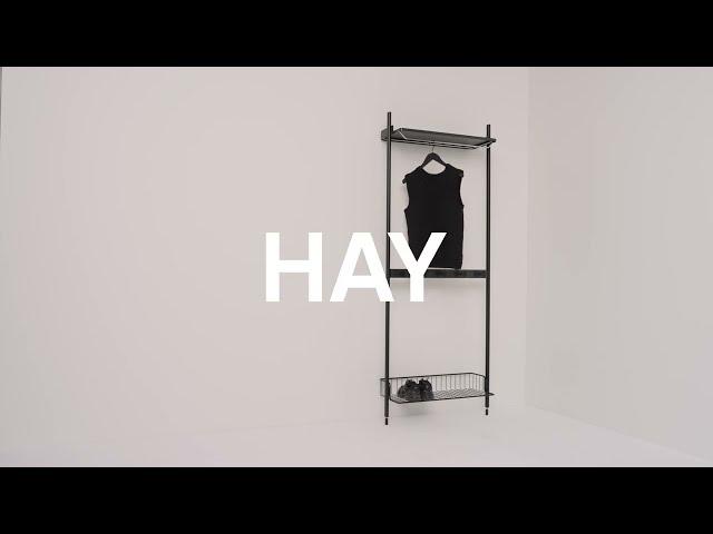 HAY | Pier shelving system I Wardrobe: How to assemble