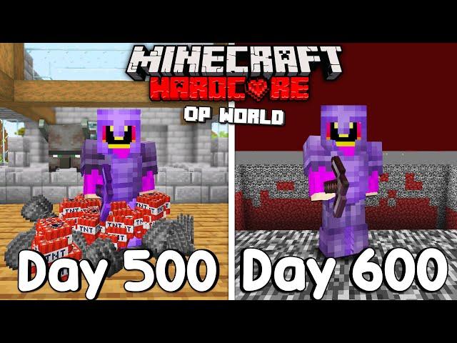 I Survived 600 Days In HARDCORE Minecraft...