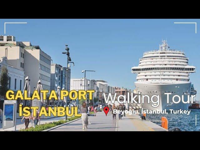 GALATA PORT I Beyoğlu, İstanbul, Turkey I Walking Tour I 4K60fps #travel #walkingtour #istanbul