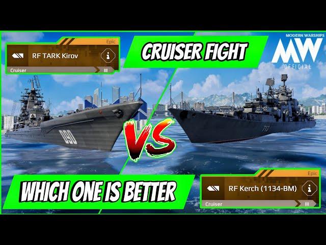 RF Kerch (1134-BM) vs RF TARK Kirov - Battle Comparison- Modern Warships