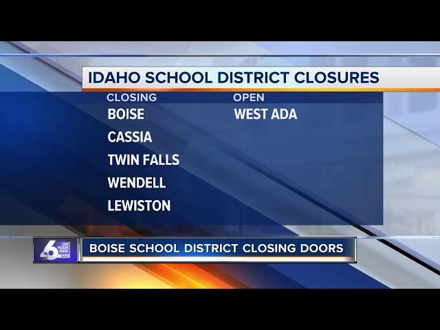 Idaho governor, health officials leave school closures up to local administrators