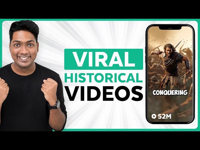 How To Make Viral Historical Videos Using AI | Shorts & Reels