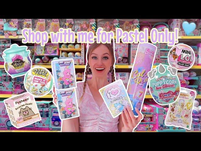 Shop with me for *PASTEL ONLY* Mystery Toys Challenge!!🩵 *EXTREME!!🫢* | Rhia Official