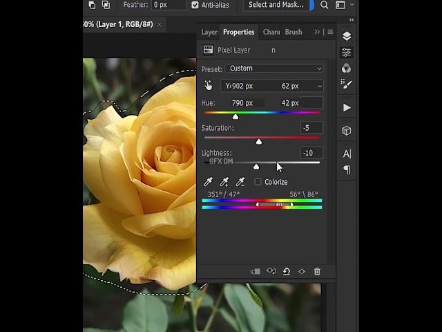 How to Change Flowers color in photoshop 2024