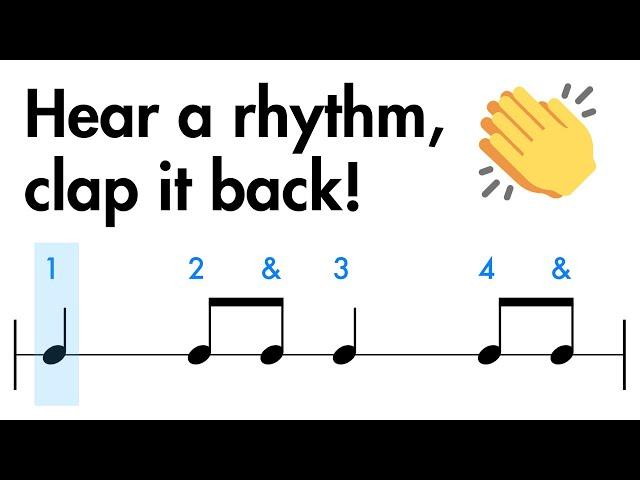 Rhythm Clap Along - Level 1 to 3  (For Beginners/Kids) 