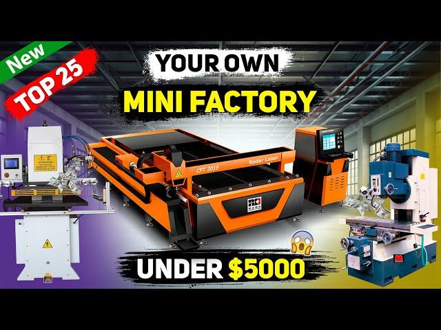 25 Business Machines You can Buy from Amazon to Make Money! 25 mini manufacturing business ideas